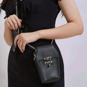 Coffin Crossbody Purse Bag
